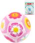 Baby chrastítko soft míček textilní 12cm 2 barvy pro miminko