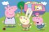 PUZZLE Prasátko Peppa Pig U rybníka mini 20x13cm 54 dílků 4 druhy