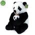 Plyšová panda 27 cm s baby