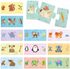ADC HEADU Logika puzzle naučná skládačka 12 trojic zvířátka mláďátka