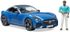 BRUDER 03481 Auto sportovní Dodge modré 1:16 set s figurkou řidiče