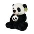 Plyšová panda 27 cm s baby
