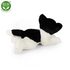 Plyšová kočka bílo-černá ležící 30 cm