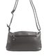 Podélná menší dámská crossbody kabelka H0515 šedá