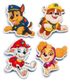 Puzzle soft pěnové Tlapková Patrola (Paw Patrol) do koupele 4x 2 dílky