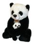 Plyšová panda 27 cm s baby