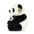 Plyšová panda 27 cm s baby