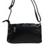 Podélná menší dámská crossbody kabelka H0515 černá