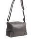Podélná menší dámská crossbody kabelka H0515 šedá