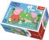 PUZZLE Prasátko Peppa Pig U rybníka mini 20x13cm 54 dílků 4 druhy