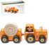 CUBIKA DŘEVO Magnetický set traktor s vlečkou a nákladem *DŘEVĚNÉ HRAČKY*