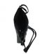 Podélná menší dámská crossbody kabelka H0515 černá