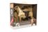 Kůň česací velký fliška s doplňky plast 38cm v krabici 40x34,5x12cm