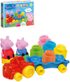 CLEMENTONI CLEMMY Baby vláček herní set s kostkami Peppa Pig