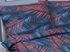 Povlečení bavlna na dvoudeku - 1x 240x220, 2ks 70x90 cm (240 cm šířka x 220 cm délka prodloužená) pírko tmavě modrá