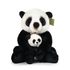 Plyšová panda 27 cm s baby
