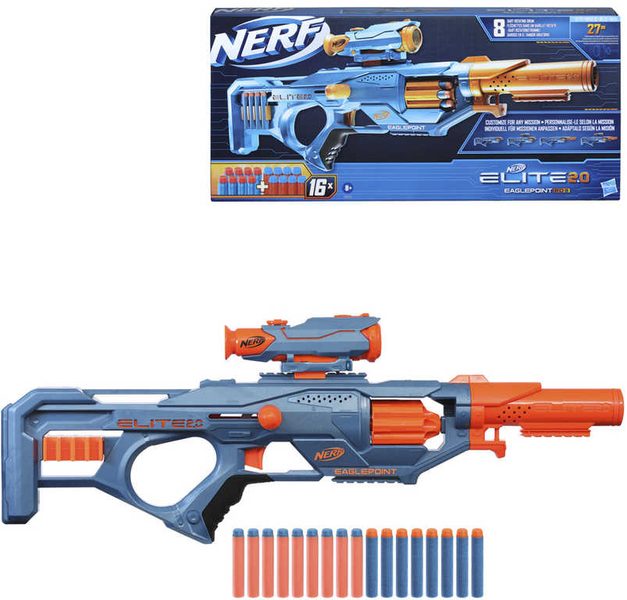 NERF ELITE 2.0 Eaglepoint RD 8 Set blaster + 16 šipek