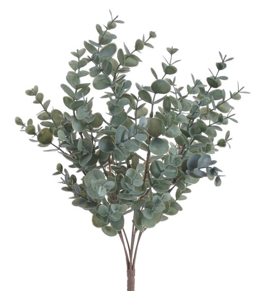 Umělý eukalyptus trs - zelenošedá 40 cm