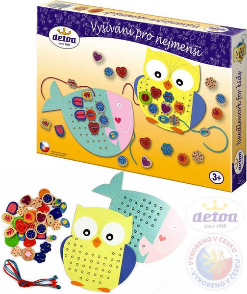 Vyšívání pro nejmenší kreativní set 41dílků