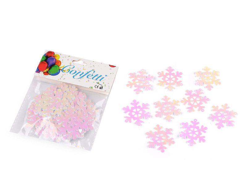 Konfety vánoční vločky