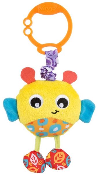 PLAYGRO PLYŠ Baby včelka na natažení vibrační pro miminko