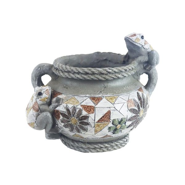 Dekorace k osázení ŽABKY X6592 - 28 × 23 × 23 cm