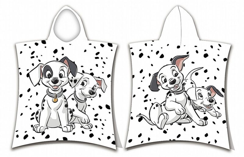 Plážová osuška pončo 101 Dalmatians 03 50x115 cm