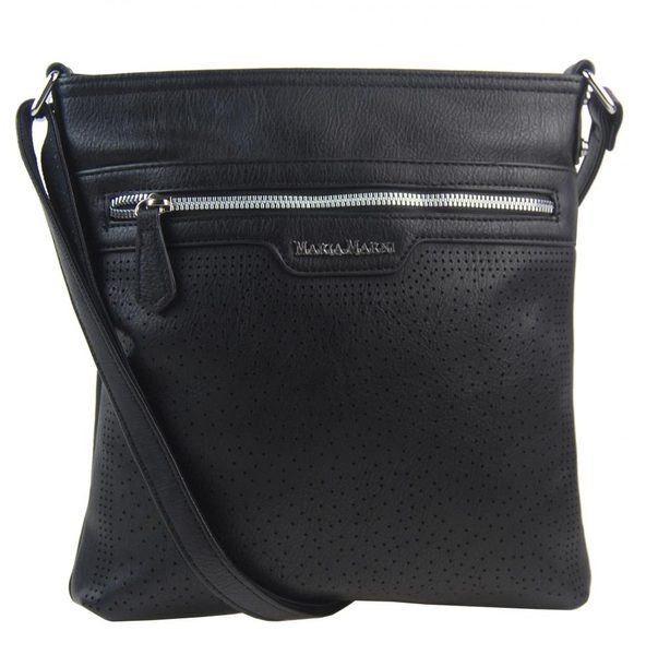 Černá elegantní dámská crossbody kabelka 4151-MM