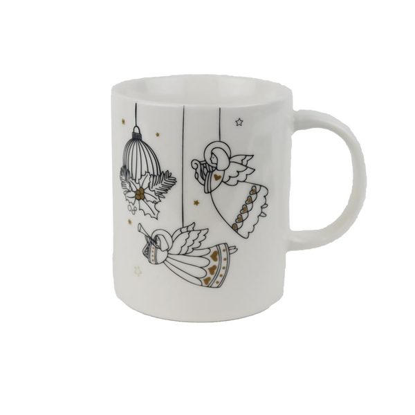 Porcelánový hrnek andílci X8711 - 360ml; 345 g; D80xH95xBD78mm