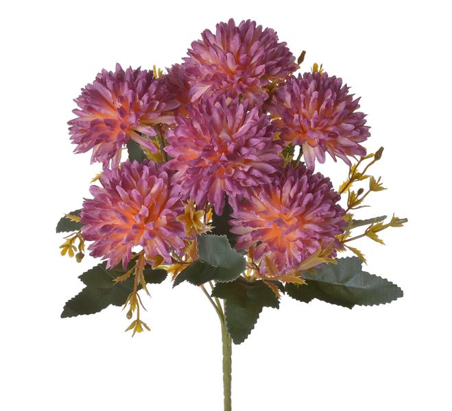 Kytice chryzantém 7 ks - růžová