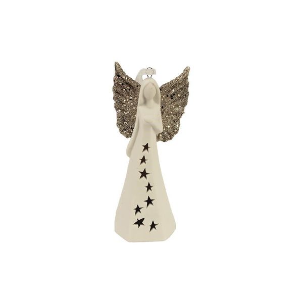 Anděl s LED osv. k zavěšení X3471 - 5.6 x 4.4 x 12.5 cm