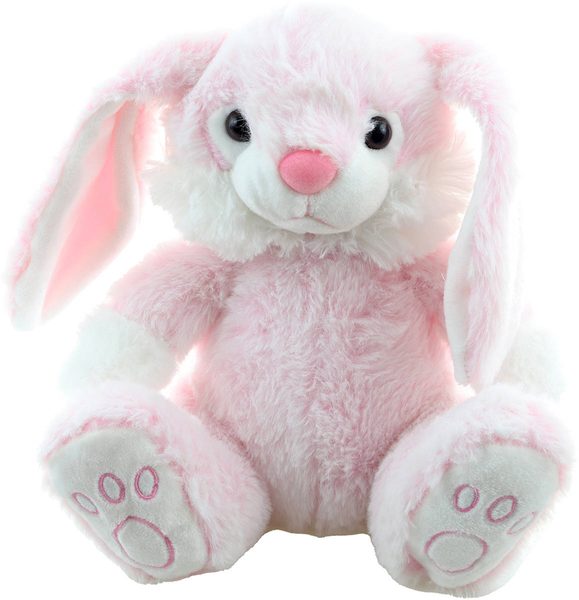 PLYŠ Králík růžový sedící 23cm *PLYŠOVÉ HRAČKY*