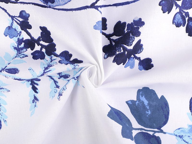 Bavlněná látka / plátno listy šíře 220 cm