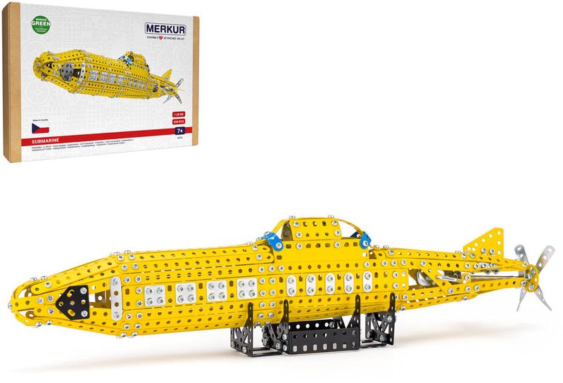 Merkur ponorka (654 dílků) kovová stavebnice