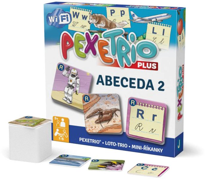 EFKO Hra Pexetrio Abeceda 2 plus 54 dílků *SPOLEČENSKÉ HRY*