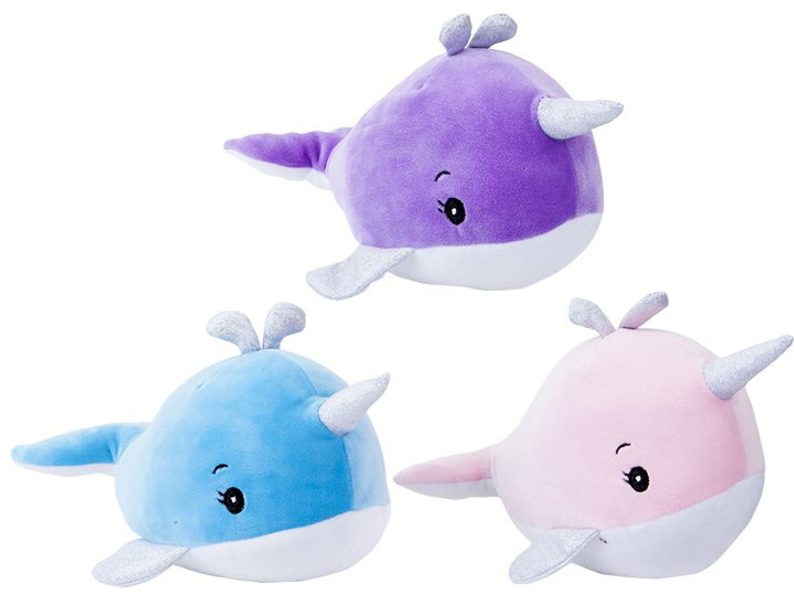 PLYŠ Baby Velryba 23cm soft měkká 3 barvy *PLYŠOVÉ HRAČKY*