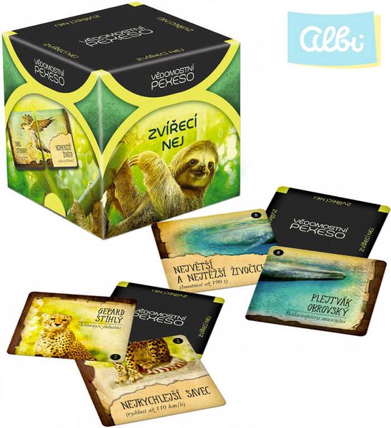 Vědomostní pexeso zvířecí nej