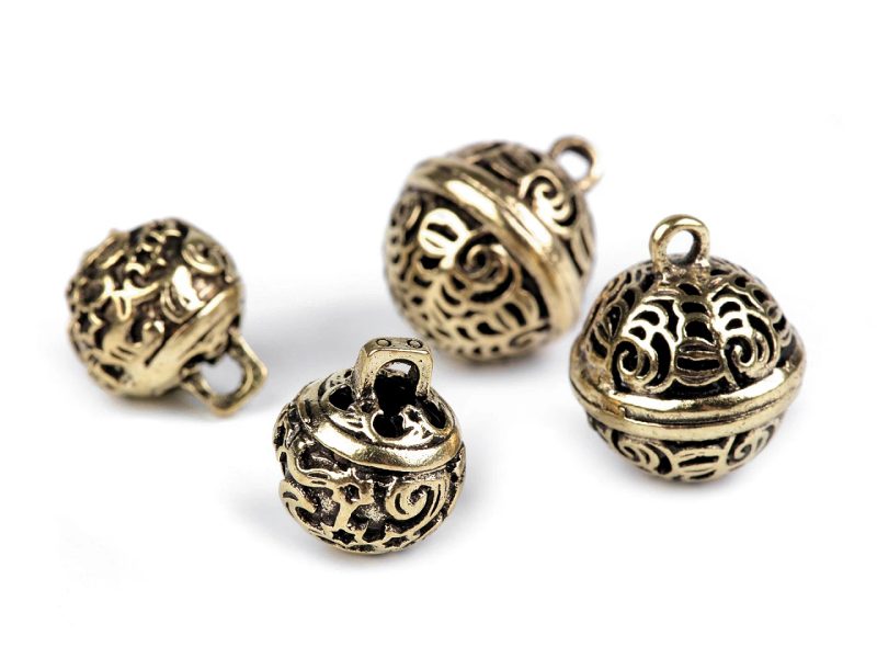 Rolničky mosazné filigránové Ø12 mm 2 kusy