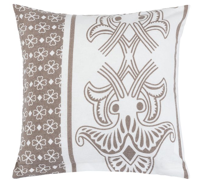 Povláček flanelový Kávová 12/368 A 40x40 cm