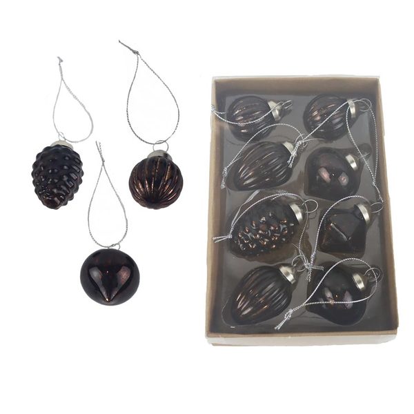 Vánoční ozdoba 8 ks, S0516-18 - bo×: 17×11×4.5