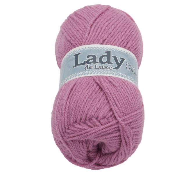 Příze LADY de Luxe Růžová 949 100g / 238 m