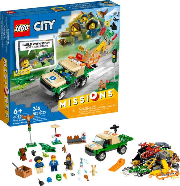 LEGO CITY Záchranné mise v divočině 60353