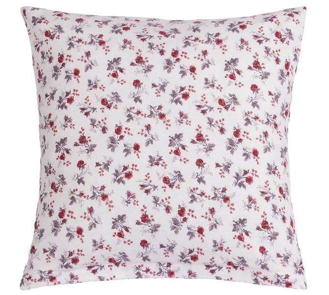 Povláček flanelový Červená 12/121 40x40 cm