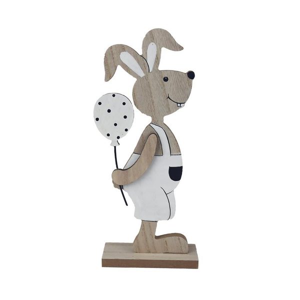 Dekorační zajíc D5207 - 12.5 × 4 × 24 cm