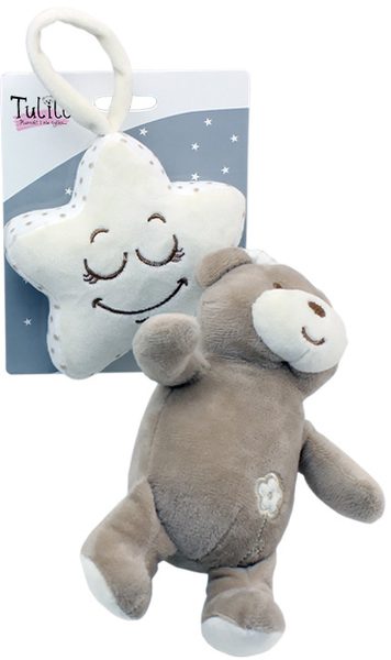 PLYŠ Baby Medvídek usínáček s melodií na natažení pro miminko