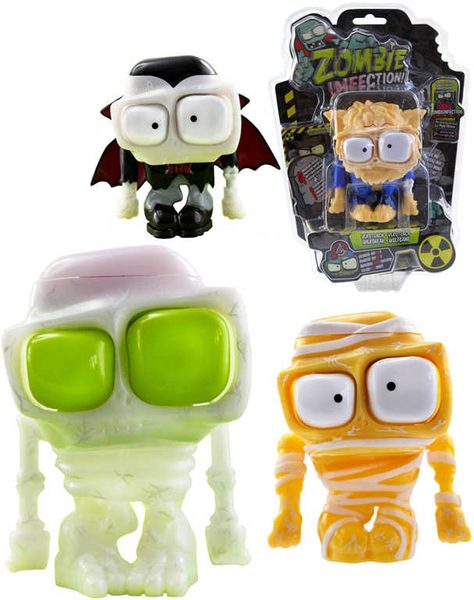 Zombie Infection set postavička + sběratelské karty mění barvu 6 druhů