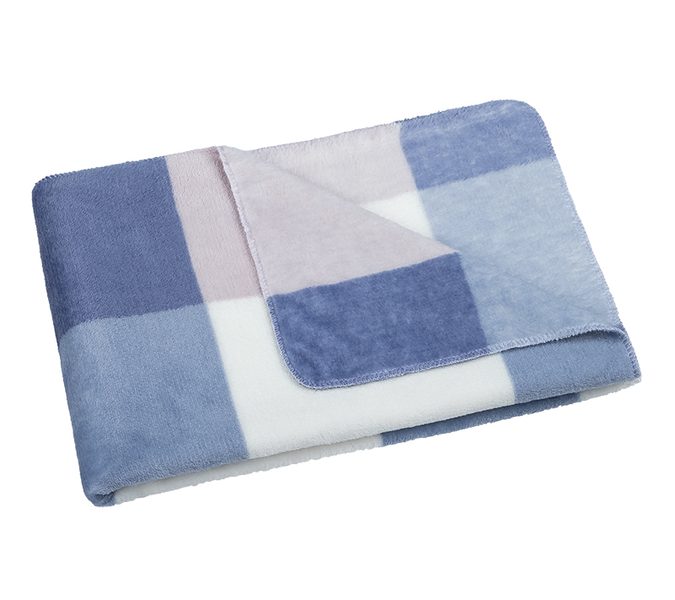 Přikrývka Korall micro Modrá 1015/020 100x150 cm