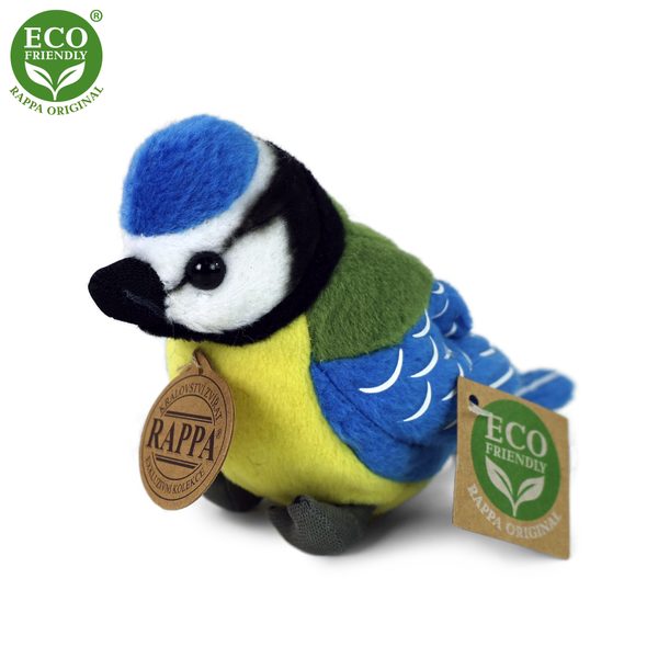 Plyšová sýkorka 11 cm ECO-FRIENDLY