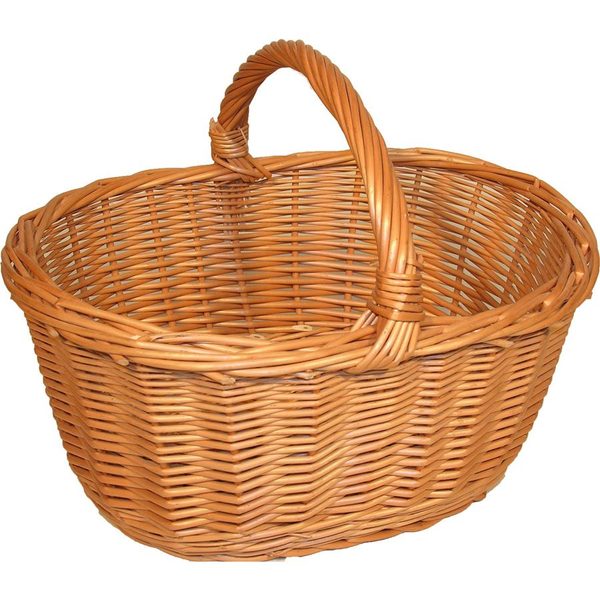 Proutěný koš oválný 015266