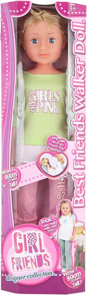 Chodící panenka 80 cm blondýnka (v krabici)